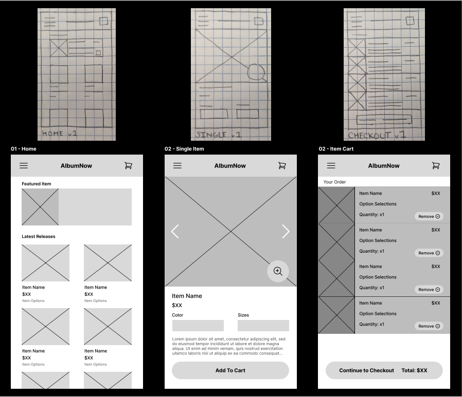 Wireframes